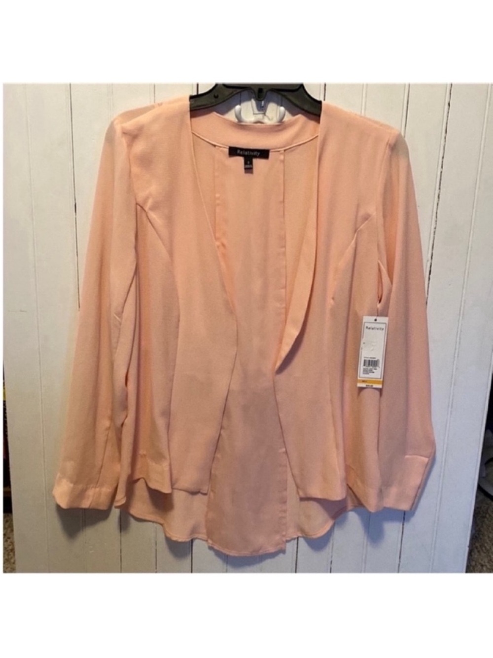 Relativity Lightweight Blazer Light Pink Size S